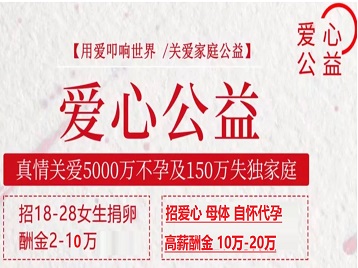 汉阳捐卵助孕生子 爱心志愿者招募